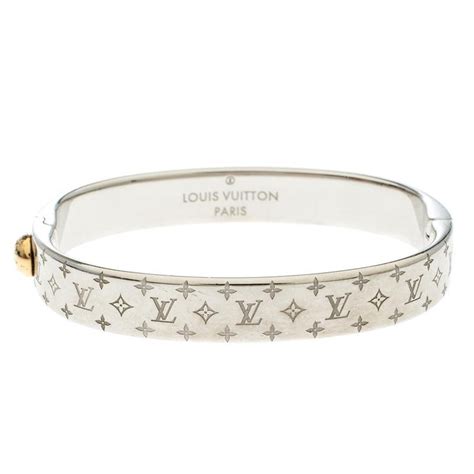 louis vuitton silver bangle|Louis Vuitton brac.